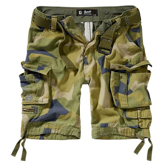 Brandit Cargoshorts Savage swedish camo M90