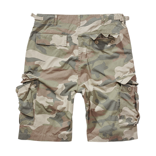 Brandit Shorts BDU Ripstop light woodland Bild 1