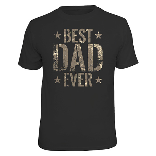 Rahmenlos T-Shirt Best Dad Ever schwarz