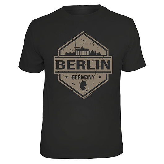 Rahmenlos T-Shirt Berlin schwarz