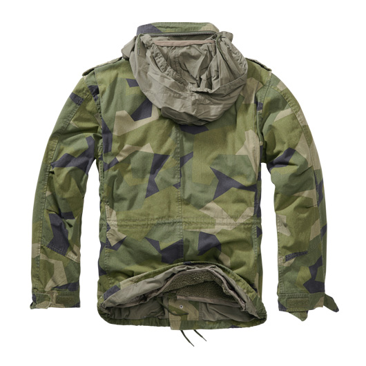 Brandit Jacke M65 Giant swedish camo M90 mit herausnehmbarem Futter Bild 1