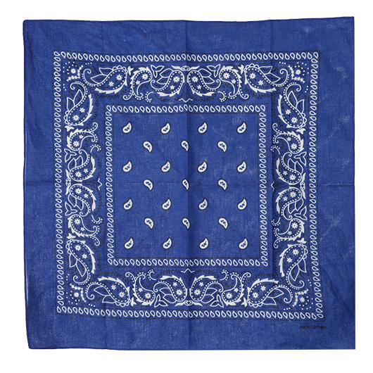 MFH Bandana Halstuch Paisleymuster royalblau-wei Bild 4