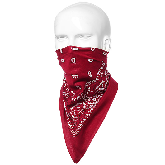 MFH Bandana Halstuch Paisleymuster burgund