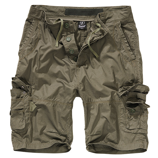 Brandit Shorts Ty Paper Touch oliv