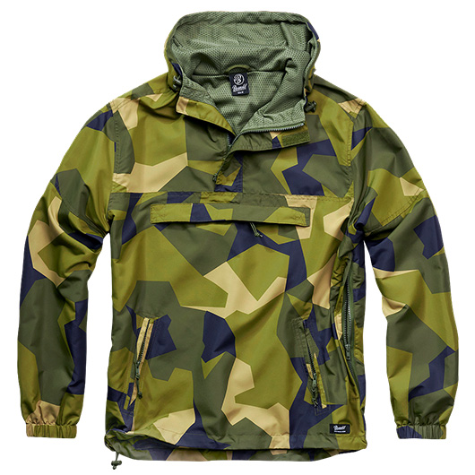 Brandit Sommer Windbreaker Mesh swedish camo M90