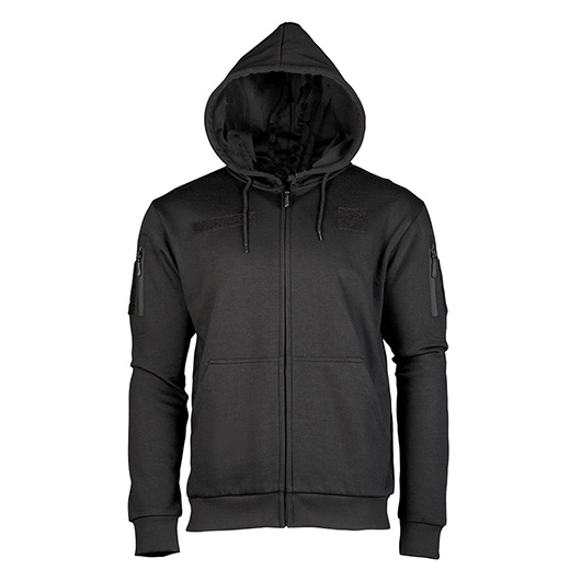 Mil-Tec Kapuzenjacke Tactical schwarz