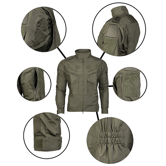 Mil-Tec Combat Jacke Chimera oliv Bild 1