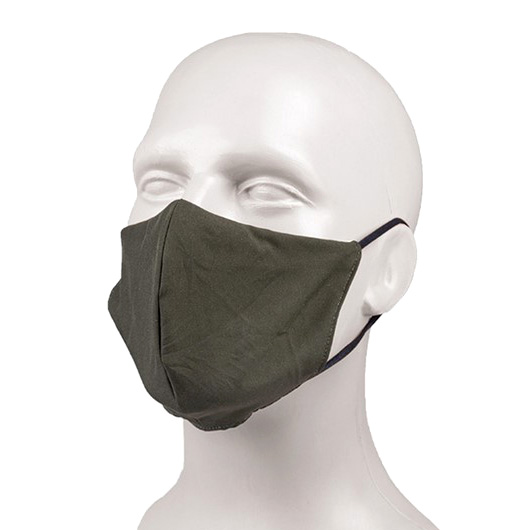 Mil-Tec Stoffmaske V-Shape oliv