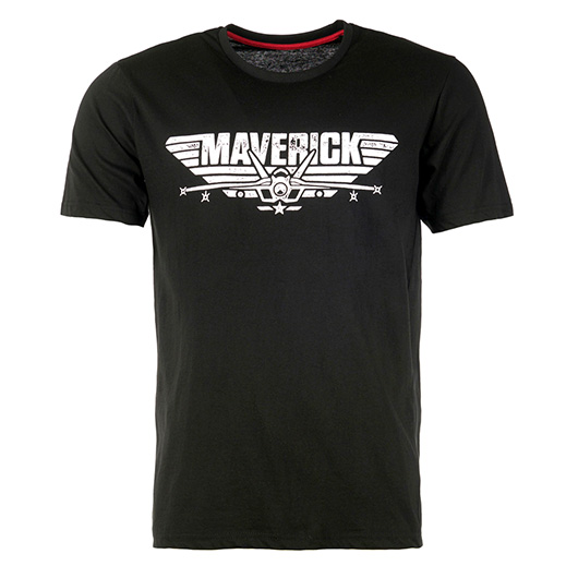 T-Shirt Maverick Top Gun schwarz