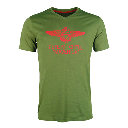 T-Shirt Maverick Top Gun oliv