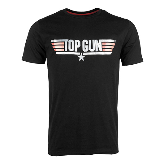 T-Shirt Top Gun schwarz
