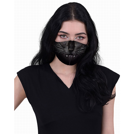Spiral Stoffmaske Cat Fangs