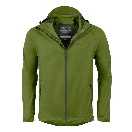 Highlander Regenjacke Stow & Go oliv Bild 4