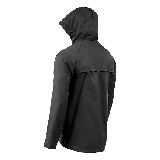 Highlander Regenjacke Stow & Go schwarz Bild 3