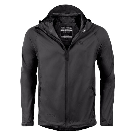 Highlander Regenjacke Stow & Go schwarz Bild 4