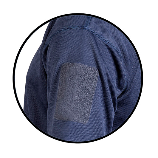 Mil-Tec T-Shirt Tactical Quick Dry schnelltrocknend dunkelblau Bild 2