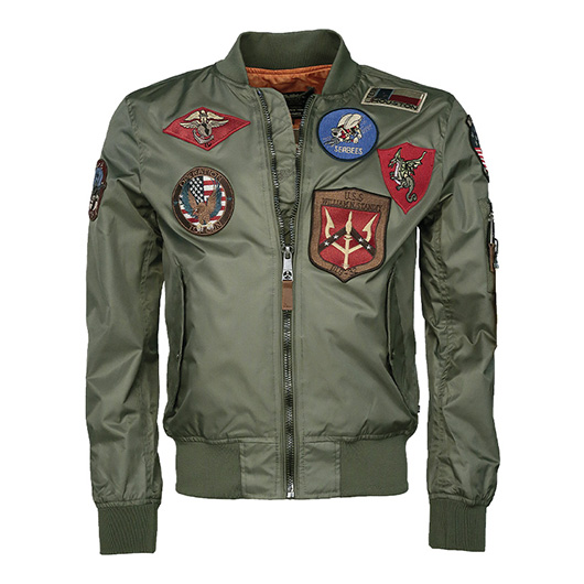 Top Gun Fliegerjacke Beast Oliv