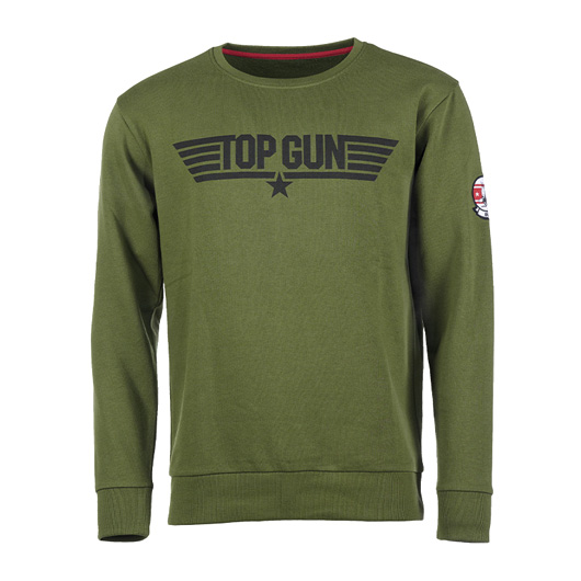 Sweatshirt Top Gun oliv