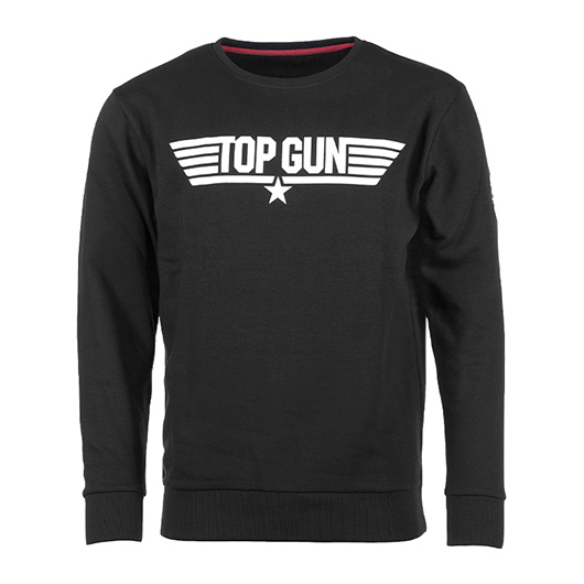 Sweatshirt Top Gun schwarz