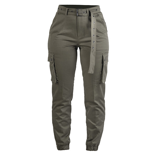 Mil Tec Hose Army Pants Woman inkl. Nietengurtel oliv kaufen