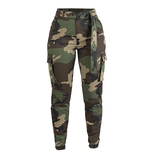 Mil-Tec Hose Army Pants Woman inkl. Nietengrtel woodland