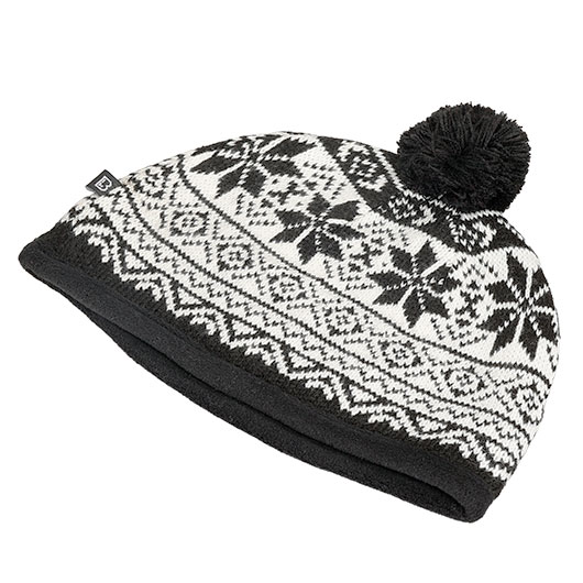 Brandit Strickm�tze Snow Cap schwarz/wei� Bild 2