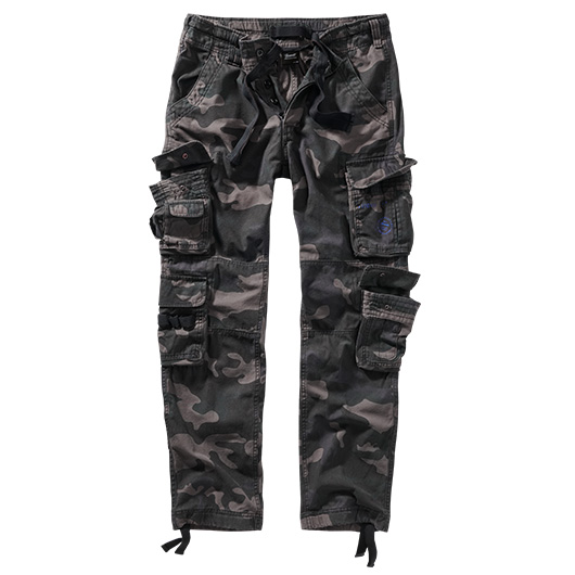 Brandit Hose Pure Slim Fit Trousers darkcamo