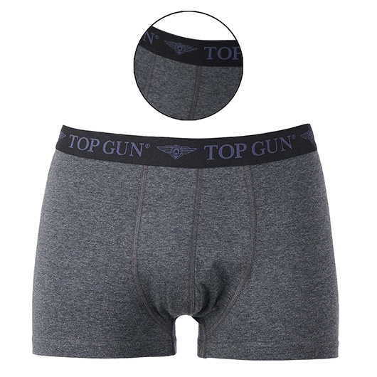 Top Gun Boxershorts 2er Pack dunkelblau/grau Bild 1