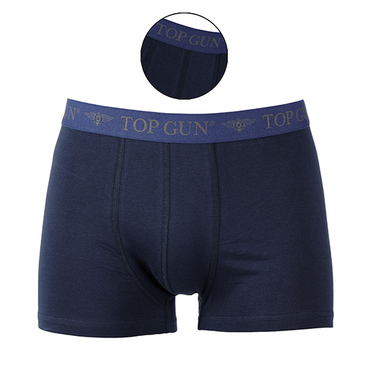 Top Gun Boxershorts 2er Pack dunkelblau/grau Bild 2