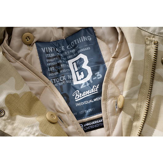 Brandit M65 Jacke Standard Ripstop sandstorm Bild 4