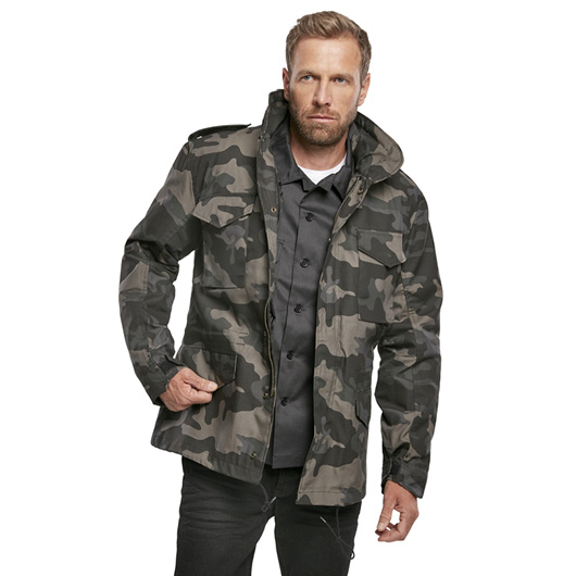 Brandit M65 Jacke Standard Ripstop darkcamo Bild 1