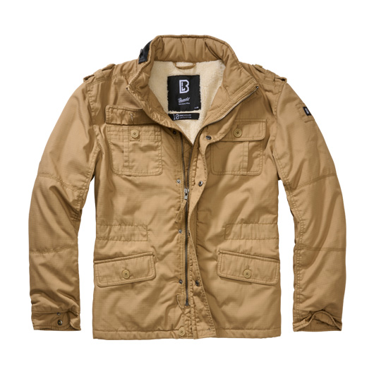 Brandit Winterjacke Britannia Ripstop camel