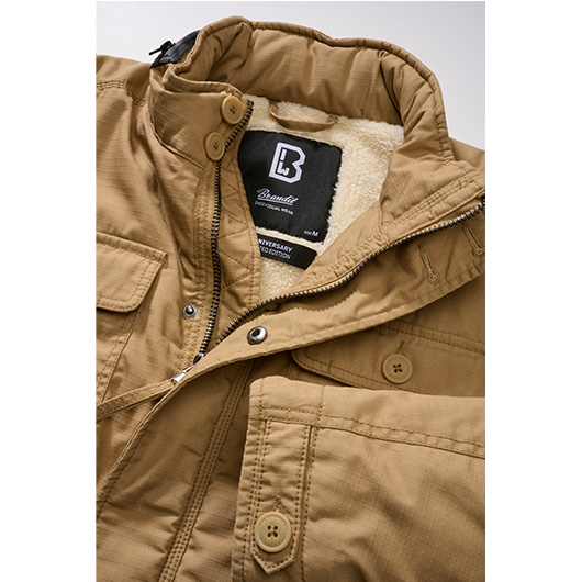 Brandit Winterjacke Britannia Ripstop camel Bild 2