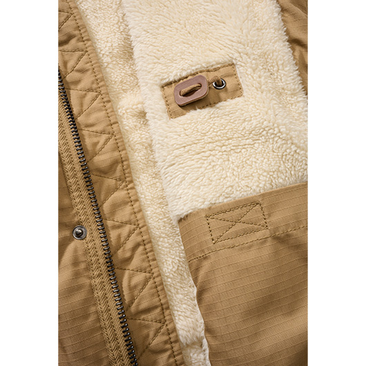 Brandit Winterjacke Britannia Ripstop camel Bild 4