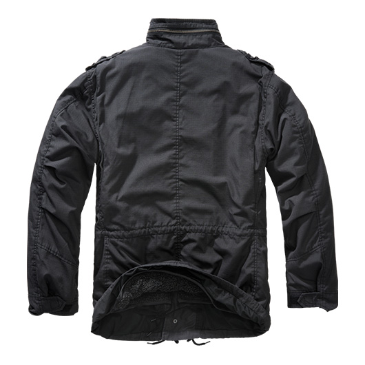 Brandit M65 Jacke Giant Ripstop schwarz mit herausnehmbarem Futter Bild 1