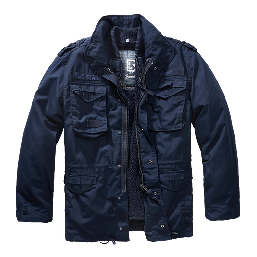 Brandit M65 Jacke Giant Ripstop navy mit herausnehmbarem Futter