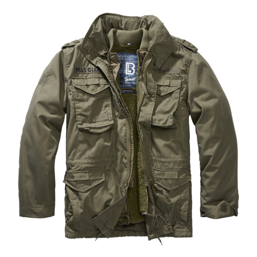 Brandit M65 Jacke Giant Ripstop oliv mit herausnehmbarem Futter kaufen