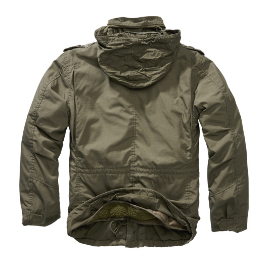 Brandit M65 Jacke Giant Ripstop oliv mit herausnehmbarem Futter Bild 1