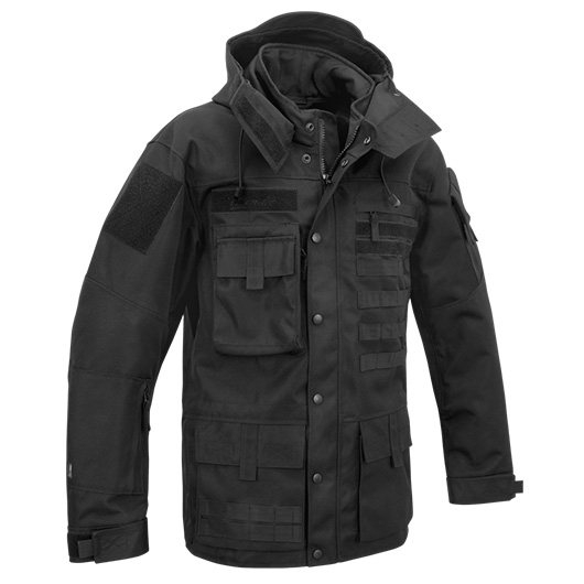 Brandit Outdoorjacke Performance schwarz wasserabweisend