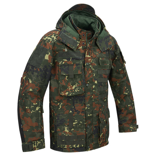 Brandit Outdoorjacke Performance flecktarn wasserabweisend