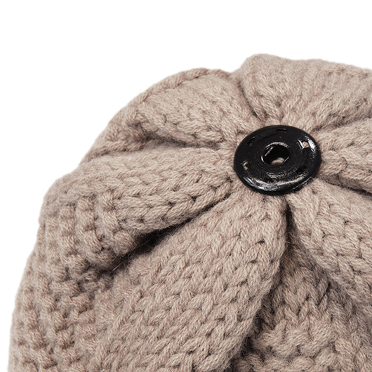 Origin Outdoors Strickmtze Bobble 100% Merinowolle mit abnehmbaren Bommel beige Bild 1
