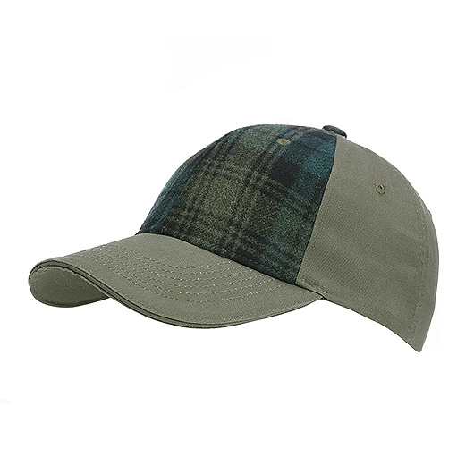 Fostex Baseball Cap oliv kariert verstellbar