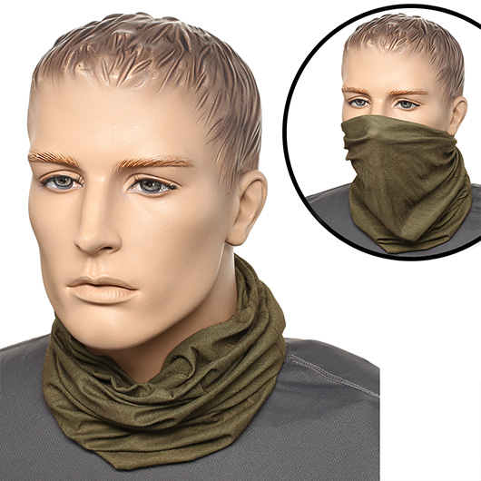 101 INC. Multifunktionstuch Tactical Wrap Coolmax oliv