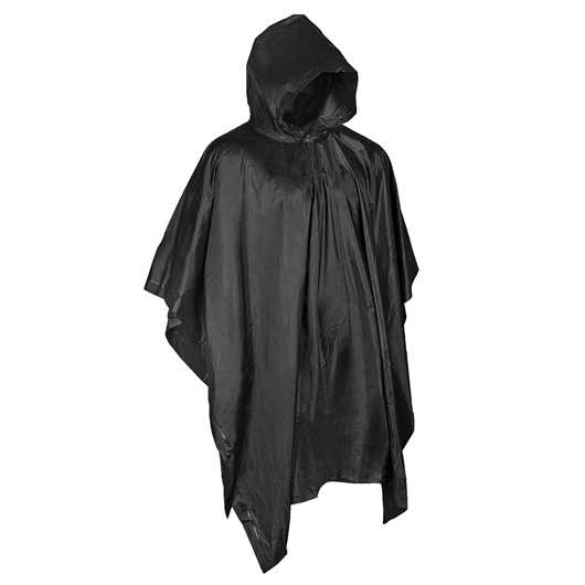 Mil-Tec Regenponcho Vinyl schwarz