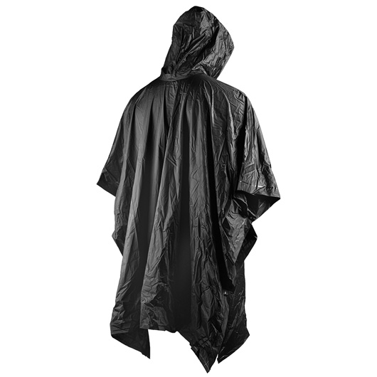 Mil-Tec Regenponcho Vinyl schwarz Bild 1