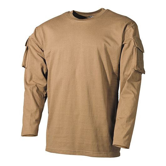 MFH Langarmshirts US coyote