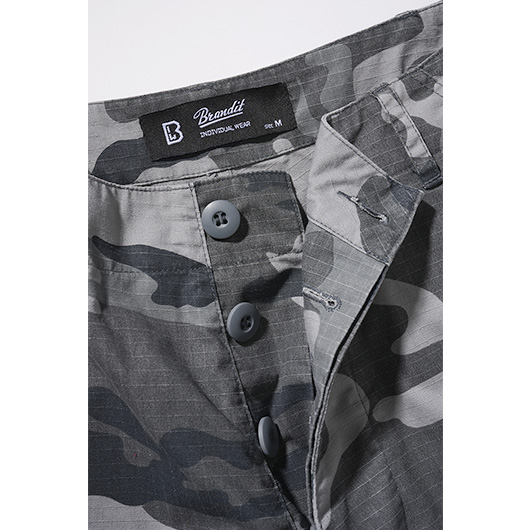 Brandit Shorts BDU Ripstop grey camo Bild 3