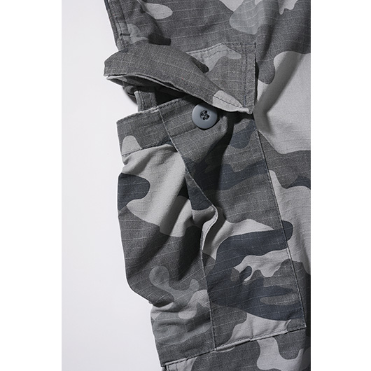 Brandit Shorts BDU Ripstop grey camo Bild 4