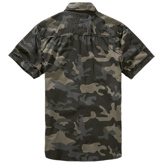 Brandit Hemd Roadstar Shirt kurzarm darkcamo Bild 1