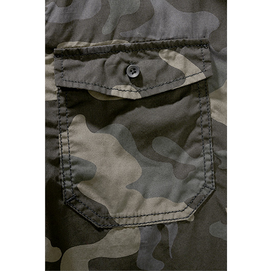 Brandit Hemd Roadstar Shirt kurzarm darkcamo Bild 3